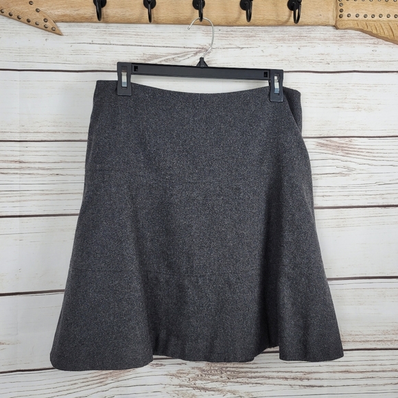 Boden |  Wool Blend A-line Skirt - Picture 2 of 7